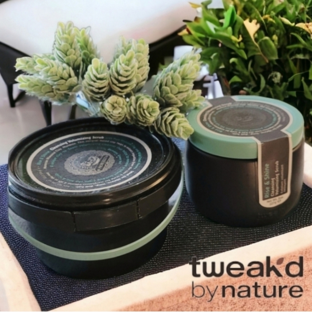 Tweak'd by nature sealed super-sized rise and shine scalp treatment bund…